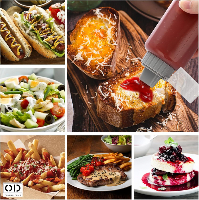 Sticla pentru Dresing Salate Vinegreta pentru Ulei Otet Sticla Ulei Sticla Otet Sticla Sos salata Dresing Salata Sticla pentru Dresing Salata Recipient Gradat pentru Dresing Salata Recipient Gradat [5]