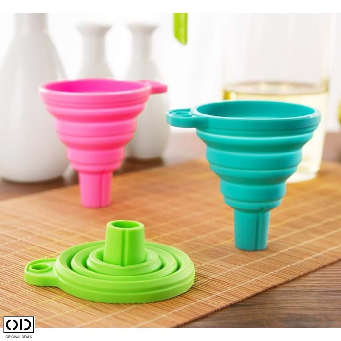 Palnie Pliabila din Silicon, Orificiu pentru Agatare, Diametru 6.5 cm, Verde, Original Deals [7]