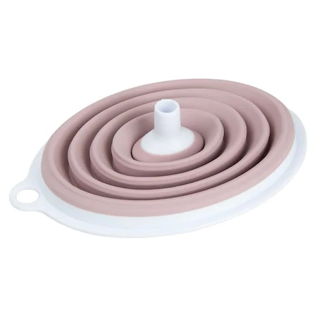 Palnie Pliabila Acordeon din PVC si Silicon, Orificiu pentru Agatare, Calitate Premium, Roz [2]