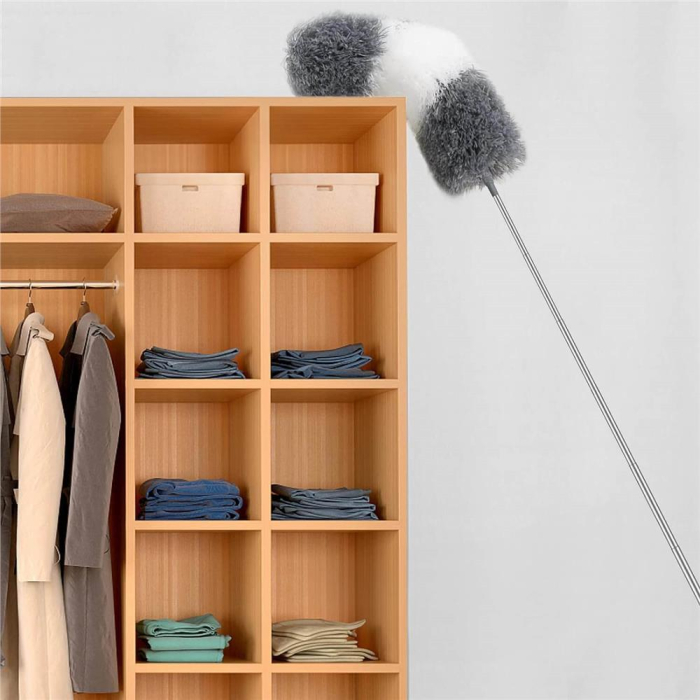 Pamatuf pentru praf cu coada telescopica pentru zone greu accesibile, 2 piese, 78-280 cm [19]