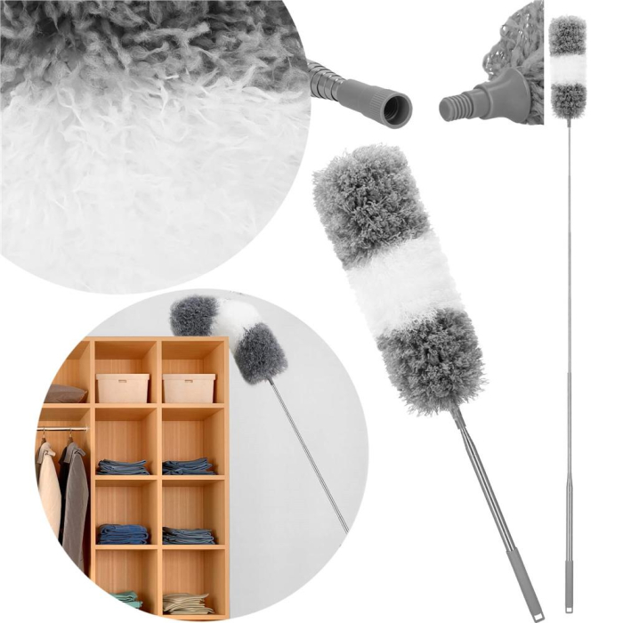Pamatuf pentru praf cu coada telescopica pentru zone greu accesibile, 2 piese, 78-280 cm [4]