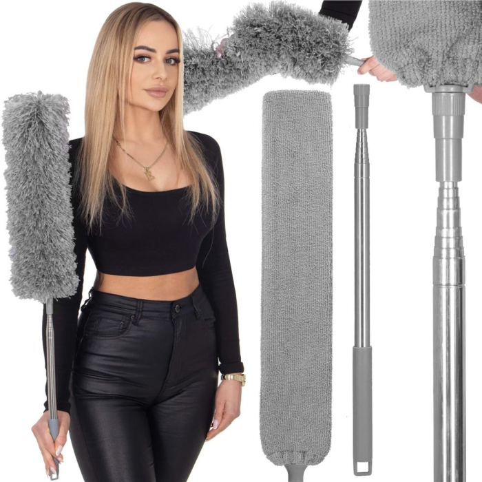 Pamatuf pentru praf cu coada telescopica pentru zone greu accesibile, 3 piese, 75-255 cm [8]