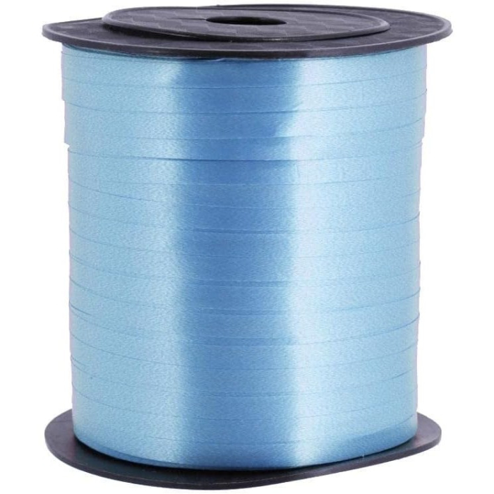 Panglica pentru Baloane, , Rola de 200 de Metri, din Rafie, Albastra [4]