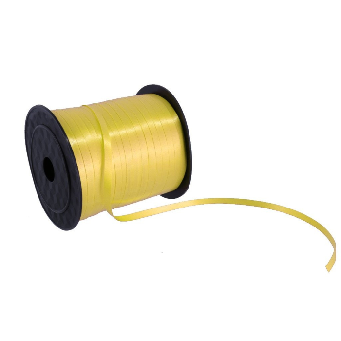 Panglica pentru Baloane, , Rola de 200 de Metri, din Rafie, Aurie [6]