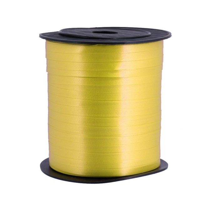 Panglica pentru Baloane, , Rola de 200 de Metri, din Rafie, Aurie [5]