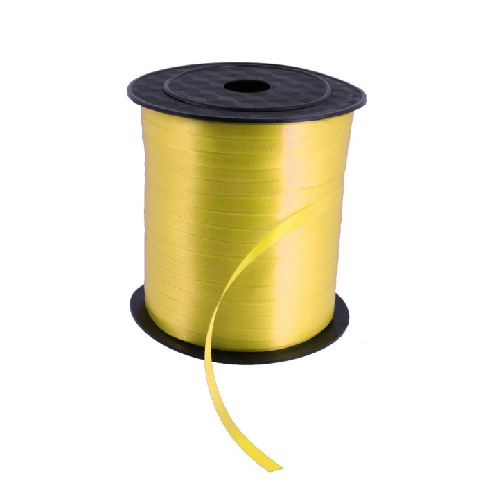 Panglica pentru Baloane, , Rola de 200 de Metri, din Rafie, Aurie [9]