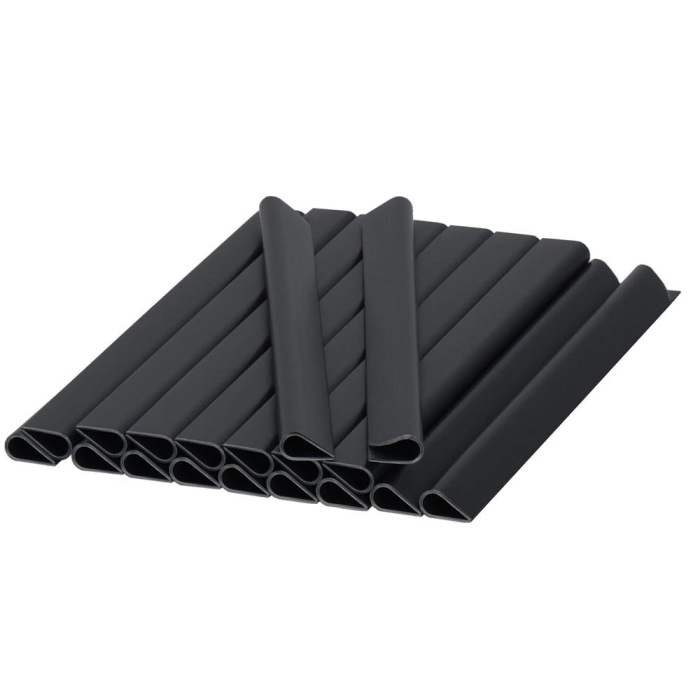 Panou de gard pentru intimitate in gradina, PVC Premium, 26 x 0.19 m, gri antracit [9]