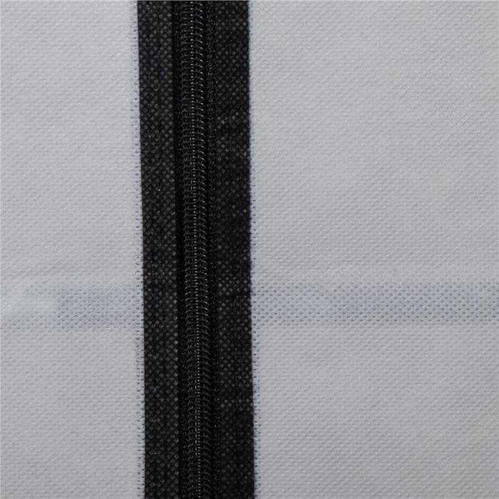 Pantofar din material textil, portabil, cu rafturi, 60x28x168cm, gri [12]