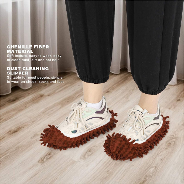Papuci de Casa pentru Curatenie Podea , Tip Mop pentru Gresie si Parchet aspirator portabil mop cu storcator mop electric dezinfectant pardoseala Mop cu Aburi Mop pentru gresie Mop pentru parchet [33]