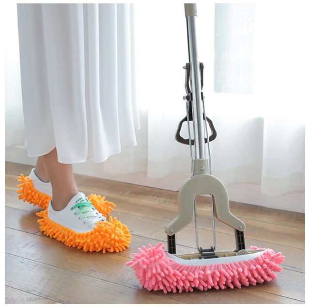 Papuci de Casa pentru Curatenie Podea , Tip Mop pentru Gresie si Parchet aspirator portabil mop cu storcator mop electric dezinfectant pardoseala Mop cu Aburi Mop pentru gresie Mop pentru parchet [28]