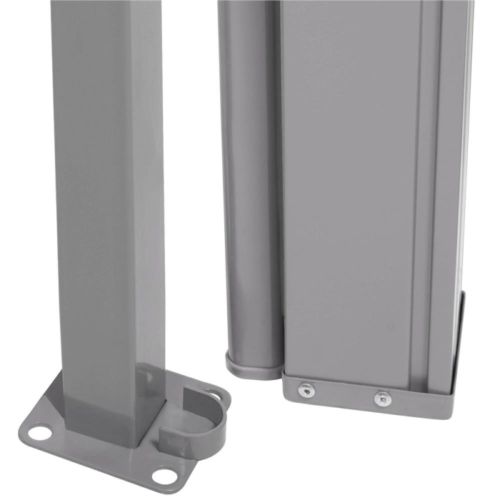 Paravan lateral pentru intimitate, extensibil, sistem fixare inclus, 160x300cm, gri deschis [11]