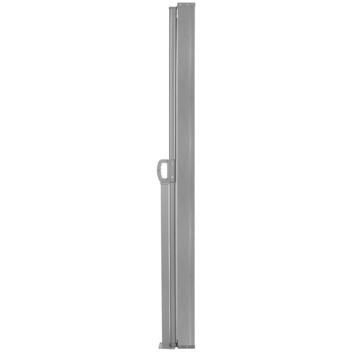 Paravan lateral pentru intimitate, extensibil, sistem fixare inclus, 160x300cm, gri deschis [12]