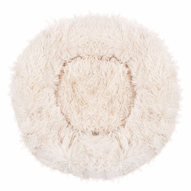 Pat Sersimo pentru caini si pisici, cu husa detasabila, bej, diametru 90cm [3]