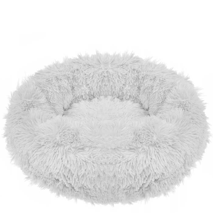 Pat Sersimo pentru caini si pisici, cu husa detasabila, gri, diametru 90cm [1]