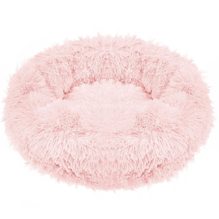 Pat Sersimo pentru caini si pisici, cu husa detasabila, roz deschis, diametru 60cm [1]