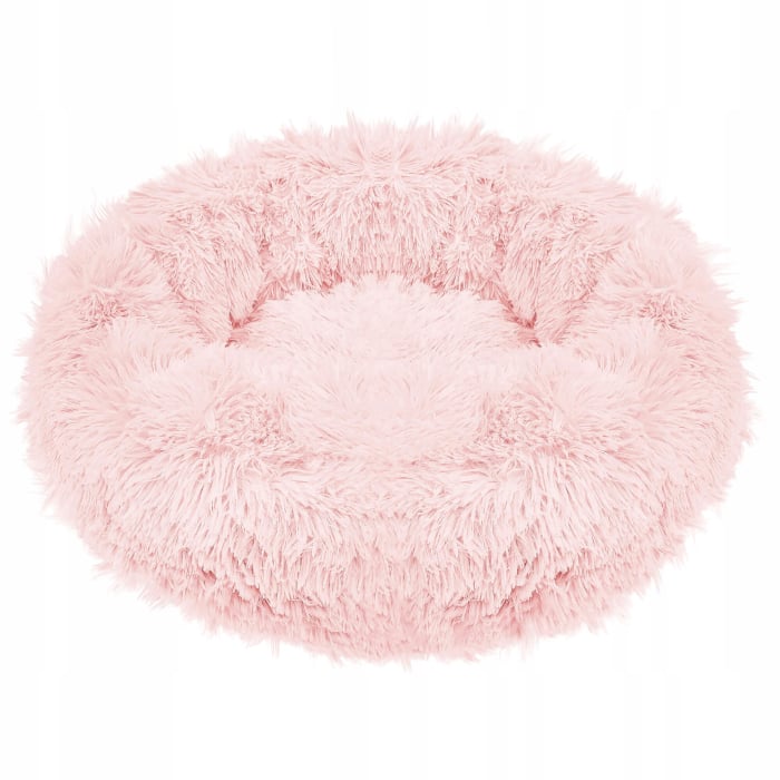 Pat Sersimo pentru caini si pisici, cu husa detasabila, roz deschis, diametru 60cm [2]