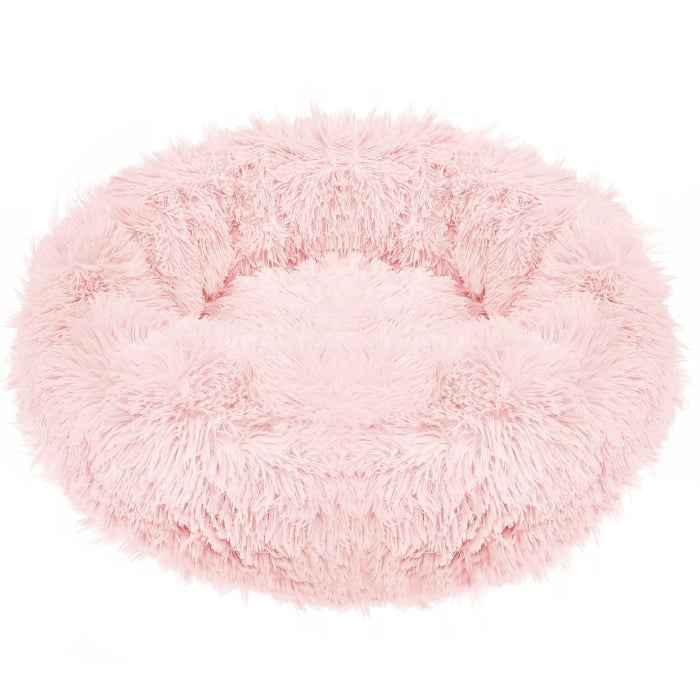 Pat Sersimo pentru caini si pisici, cu husa detasabila, roz deschis, diametru 80cm [1]