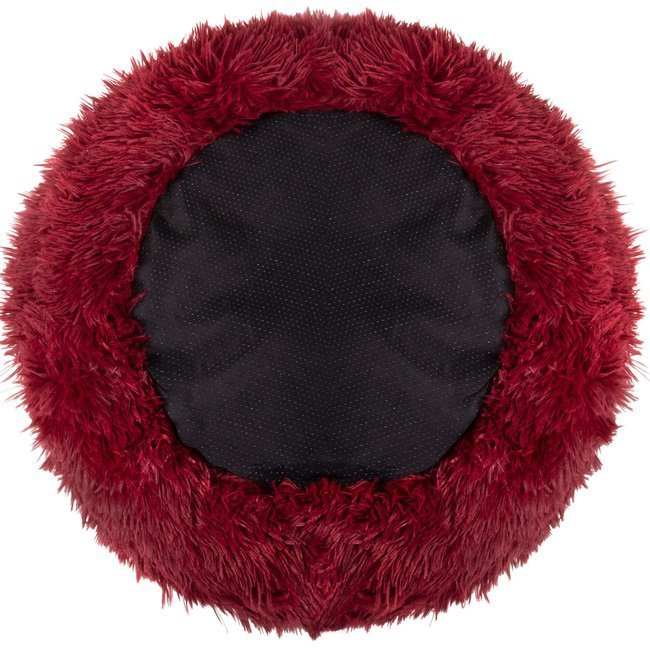 Pat Sersimo pentru caini si pisici, cu husa detasabila, visiniu, diametru 60cm [7]