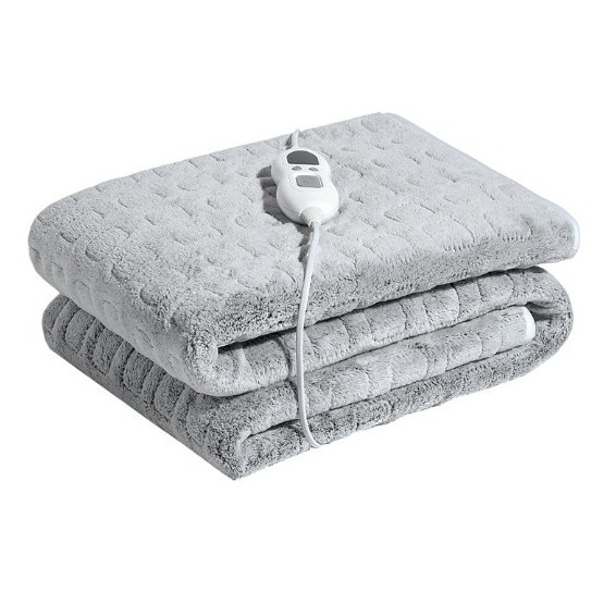 Patura electrica simpla, , 100 W, 152 x 127 cm, 6 trepte de reglare, Gri [3]