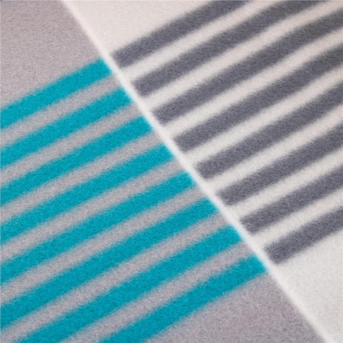 Patura pentru picnic sau plaja, cu folie izolatoare si maner, 150x200cm, albastru gri [5]