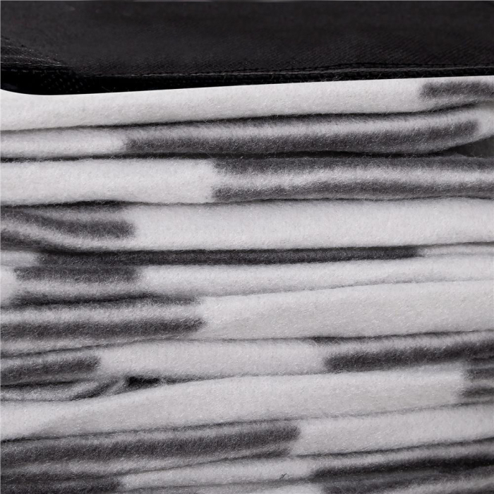 Patura pentru picnic sau plaja, cu folie izolatoare si maner, 180x220cm, gri [4]