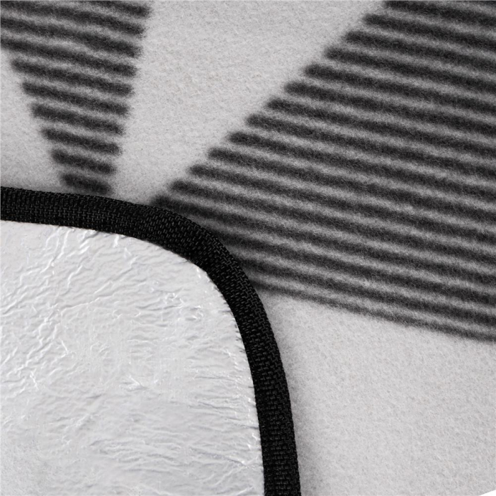 Patura pentru picnic sau plaja, cu folie izolatoare si maner, 180x220cm, gri [7]