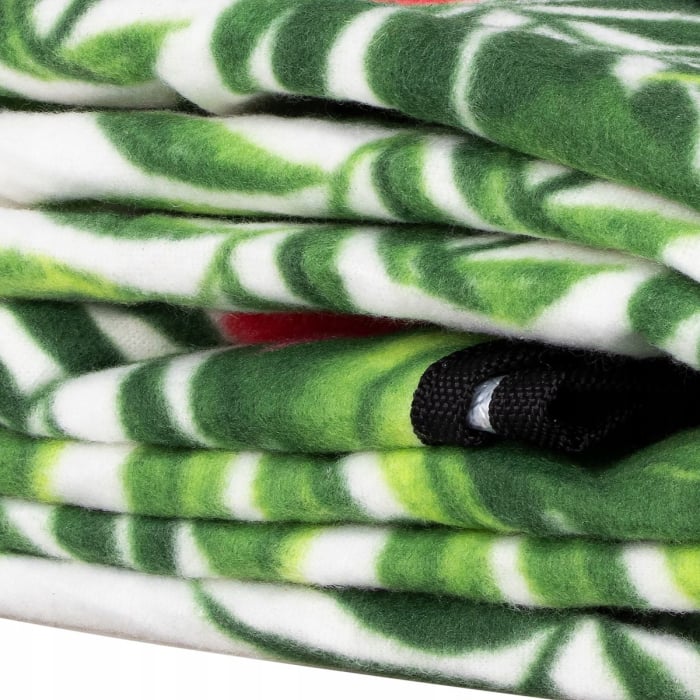 Patura pentru picnic sau plaja, cu folie izolatoare si maner, 160x200cm, floral [6]