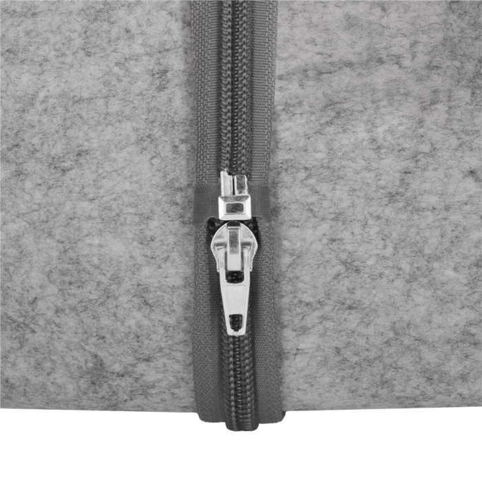 Patut pisici si caini, moale si pufos, antiderapant, perna detasabila, 38x36x36 cm, gri [8]