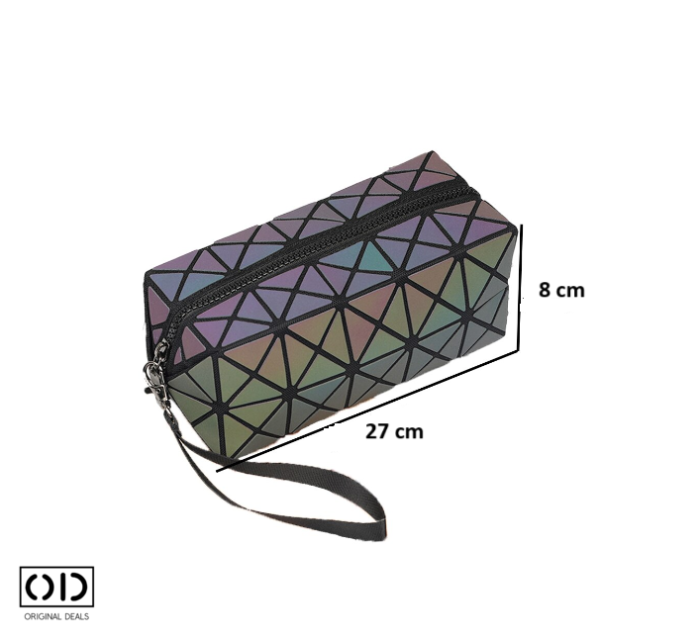 Penar Reflectorizant cu Elemente Geometrice, PVC Premium, cu Fermoar si Maner – Original Deals [7]