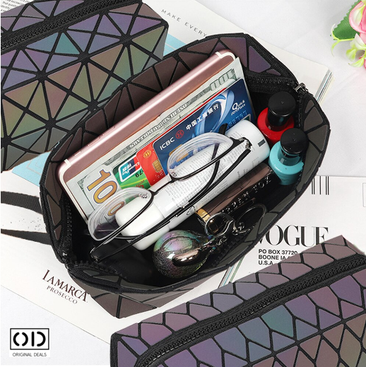 Penar Reflectorizant cu Elemente Geometrice, PVC Premium, cu Fermoar si Maner – Original Deals [12]