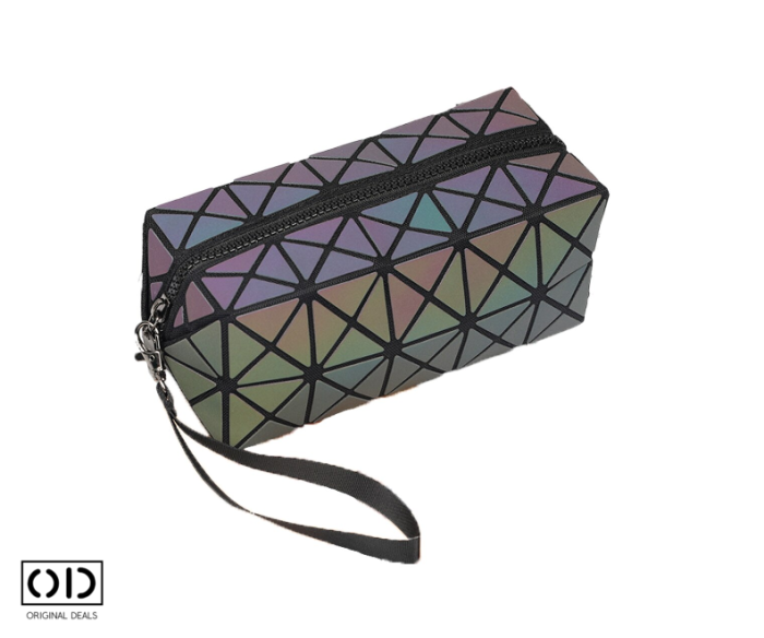 Penar Reflectorizant cu Elemente Geometrice, PVC Premium, cu Fermoar si Maner – Original Deals [6]