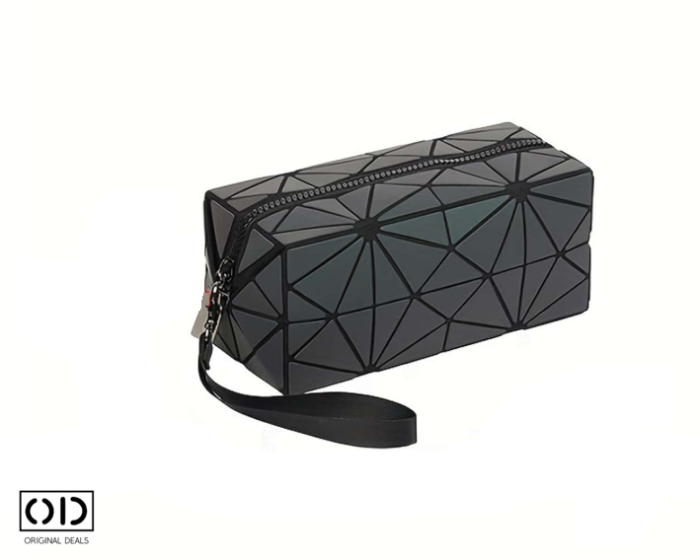 Penar Reflectorizant cu Elemente Geometrice, PVC Premium, cu Fermoar si Maner – Original Deals [15]