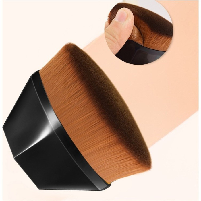 Pensula kabuki plata pentru fond de ten, , negru [2]