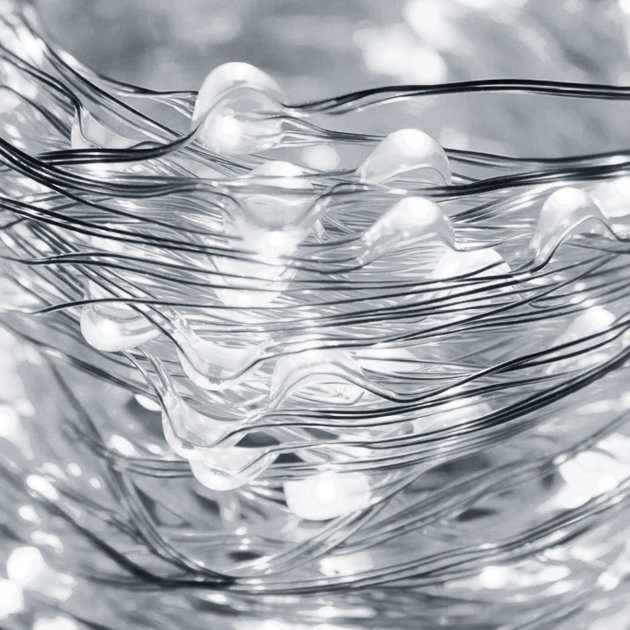 Perdea luminoasa 300 LED-uri, 3m, pentru interior/exterior, telecomanda, iluminare alba [8]