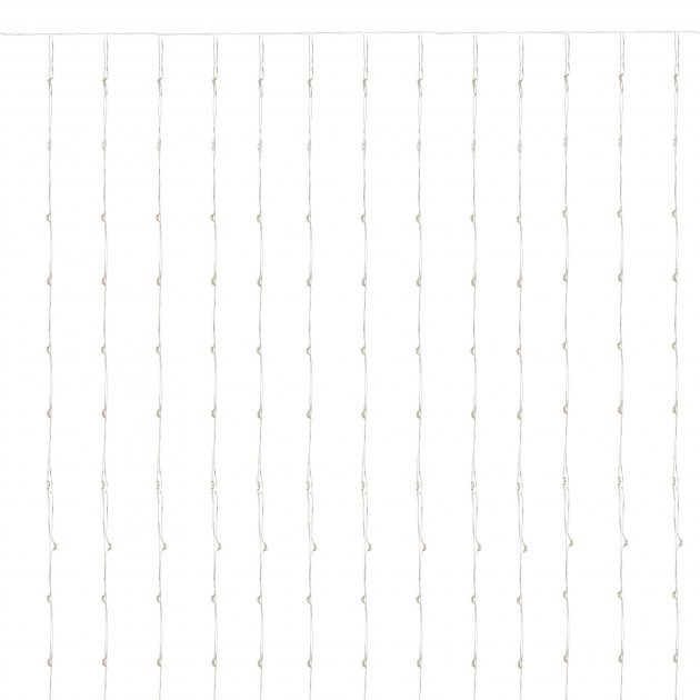 Perdea luminoasa 300 LED-uri, 3m, pentru interior/exterior, telecomanda, iluminare alba [4]