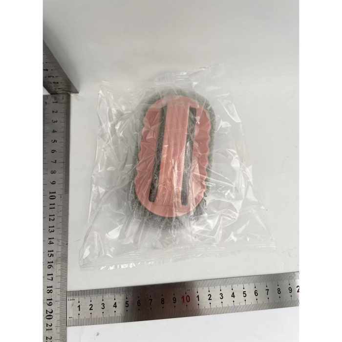 Perie Burete de curatat cu maner, , perie pentru gresie, baie, Bucatarie Roz [2]