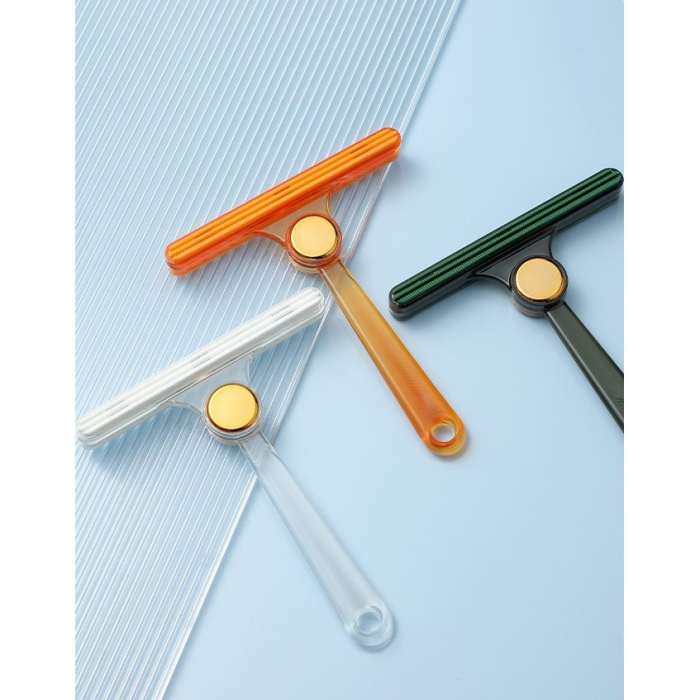 Perie de Indepartare a Scamelor, , pentru Haine si Par de Animale, cu Doua Fete, Manual, Multifunctional, 12x14.5 cm, Accesoriu pentru Casa, Verde [6]