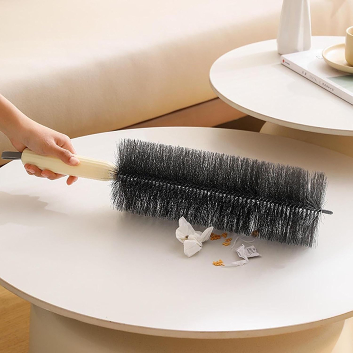 Perie Multifunctionala 2in1, , de Curatare a Prafului, 38 x 11 cm, Perie si Burete, Crem [9]