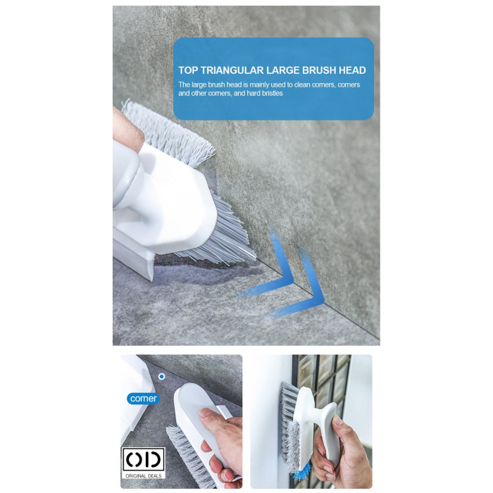 perie pentru colturi gresie faianta perie pentru curatenie perie pentru tamplarie pvc termopan perie curatenie baie bucatarie perie multifunctionala premium preie wc  perie pentru faianta gresie [4]