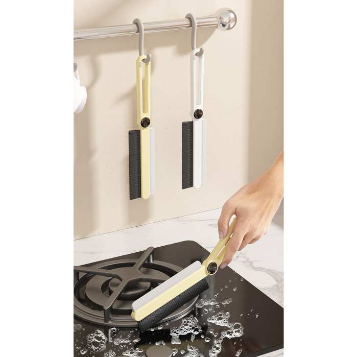 Perie Multifunctionala si Stergator, , Pentru Spatii Greu Accesibile, 24.7 x 4.5 cm, Alb [6]