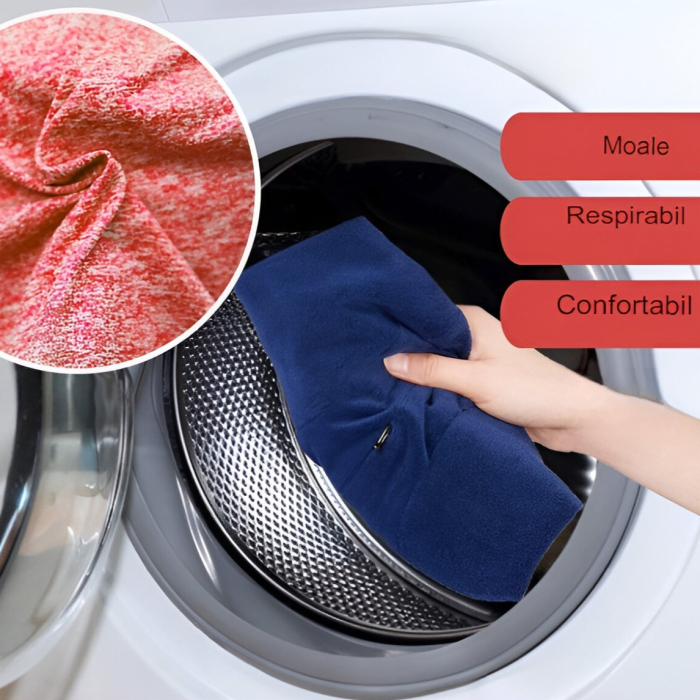 Perna Ortopedica pentru Picioare, , Multifunctionala, Confortabilă, in Forma de Inima, Spuma cu Memorie, Curea Anti-cadere, 25x23x13 cm, Roz [2]