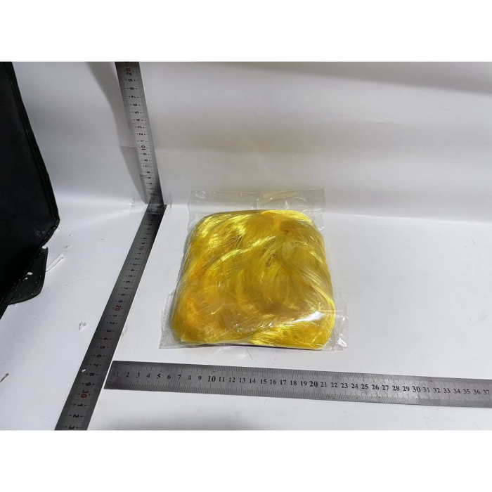 Peruca Cosplay, , Tunsoare Bob cu Breton, pentru Carnaval, Halloween, Petreceri Tematice, din PET, Marime Universala, Galben [2]