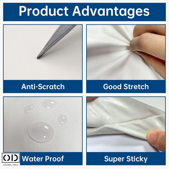 Piele Ecologica Autoadeziva Reconditioanare canapea Spalare Curatare Canapea Piele Adeziva pentru Reconditionare Piele Autoadeziva Ecologica Folie din Piele Adeziva Reconditionare Tapiterie Masina [12]