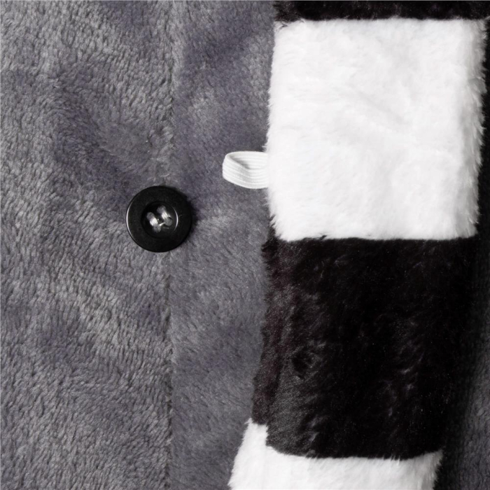 Pijama tip salopeta pentru adulti, model Lemur, marime S [13]