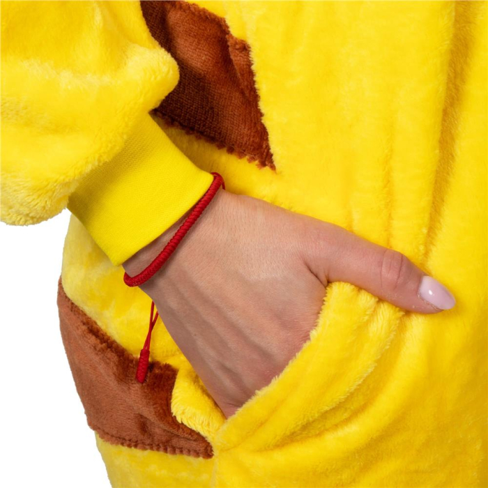 Pijama tip salopeta pentru adulti, model Pikachu, marime M [5]
