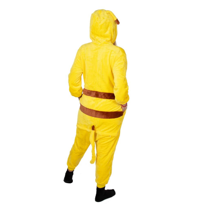 Pijama tip salopeta pentru adulti, model Pikachu, marime M [22]