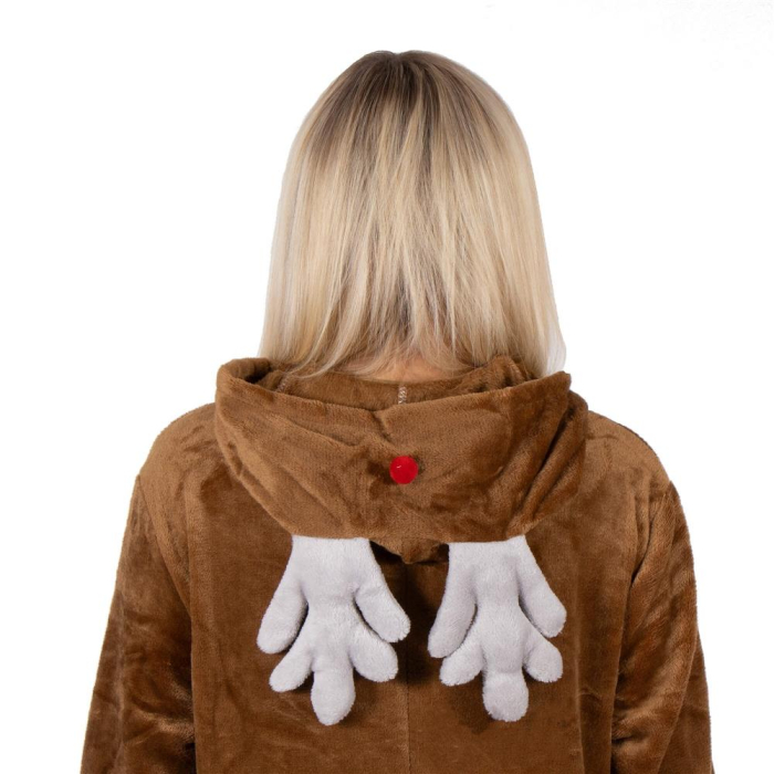 Pijama tip salopeta pentru adulti, model Ren, marime M [6]