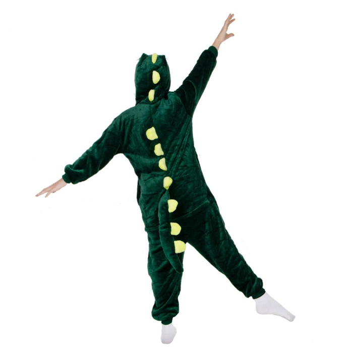 Pijama tip salopeta pentru copii, model Dragon, marime 110-120cm [19]