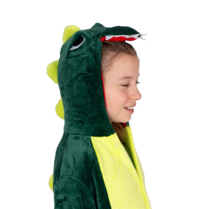 Pijama tip salopeta pentru copii, model Dragon, marime 110-120cm [12]