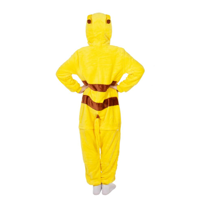 Pijama tip salopeta pentru copii, model Pikachu, marime 120-130 cm [27]